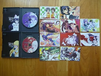 Moon Phase 2-DVD Lot Anime Series Phase 1 + 2 E1-10 + 10 Art Picture Cards • $19.95