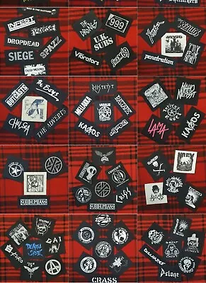 £2.75 • Buy PATCHES PUNK ROCK A To Z Sew On Hardcore Metal Crust Anarcho Grind Straight Edge
