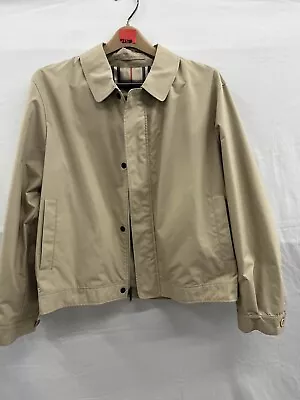 Vintage Men's Burberry London Collared Jacket Windbreaker Large (032738) • $20.50