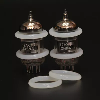 $9.99 • Buy 10pcs 19mm Vacuum Tubes Dampers Silicone O-Ring Fit 12AX7 12AT7 EL84 6922 ECC88