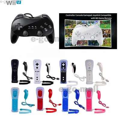 Motion Plus Wii Remote Nunchuck Controller /Classic Controller For Wii/Wii U • $20.99