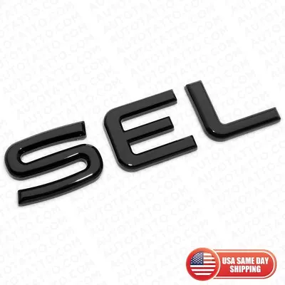 $17.99 • Buy 22-24 VW SEL Rear Liftgate Hatch Lid Letter Nmaeplate Badge Emblem Gloss Black