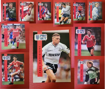 £2.49 • Buy CHOOSE YOUR OWN Pro Set English Football 1990-1991 1990 1991 Individual Cards