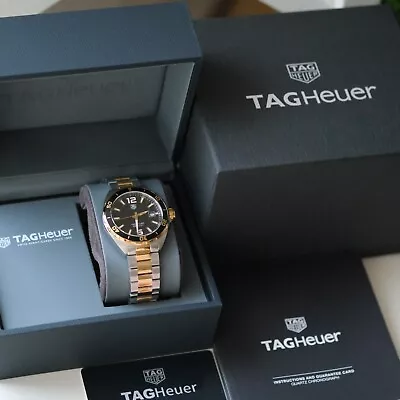 New Unworn Authentic Tag Heuer WAZ1121.BB0879 Formula 1 Two-Tone Mens Watch • $2200