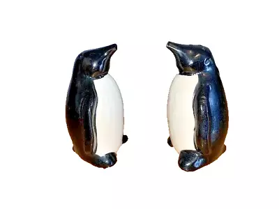 Lot Of 2 Vintage MCM Ceramic Penguin Salt & Pepper Shakers Japan • $10.50