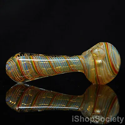 5  Fumed Rasta Vortex Tobacco Smoking Pipe Thick Collectible Pipes - P638A • $14.99