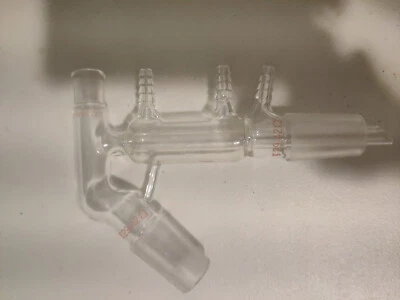 $39 • Buy 29/42 Short Path Condenser/distillation Head, Vacuum Takeoff, 14/20 Thermo Adapt