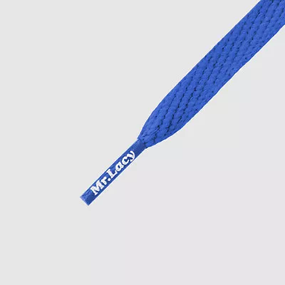 Laces Flat Royal Blue Mr Lacy Smallies High Quality Shoelaces 90cm • £9.48