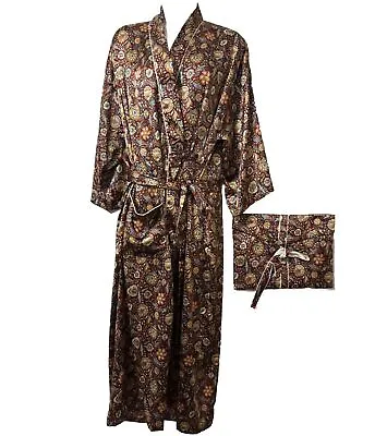 Vintage Dressing Gown Morning Robe Nightwear Romantic Retro Ladylike Uk 14-16 L • $43.56