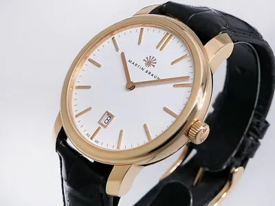 Martin Braun Classic II-W/ RG Automatic 18k Rose Gold 41mm  $13800 LNIB Unworn • $7500