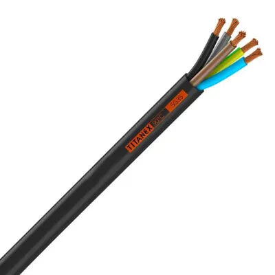 TitanEx H07RN-F 5-Core Heavy Duty Rubber Cable (Price Per Metre) • £10.78