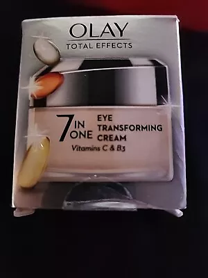 Olay Total Effects 7 In One Eye Transforming Cream 0.5 Oz 14g Healthy Skin NEW • $18.95