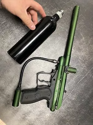 Kingman Spyder Victor Semi-Auto Paintball Gun Green 08020656 Air Efficient • $40