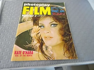 Photoplay Magazine Feb 1969 Kate O'Mara Julie Andrews Barbra Streisand • £7.50