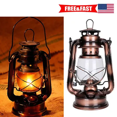 $18.79 • Buy Retro Oil Lantern Vintage Kerosene Paraffin Hurricane Light Outdoor Camp Lamp US