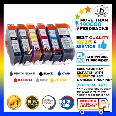 24x NoN-OEM INK PGI-525 BK PGI525BK CLI-526 For CANON PIXMA MG6150 MG6250 MG8150 • $38.80