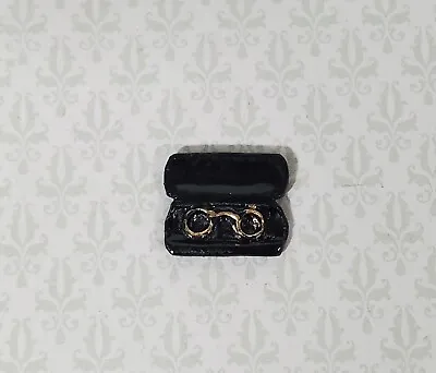 Dollhouse Tiny Glasses In Case Prince-nez Style 1:12 Scale Miniature Accessory • $5.40