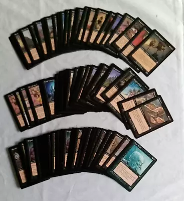 Lot 100 Vintage Magic The Gathering MTG Cards All W/ Black Border 1999 2000 Era • $12.95