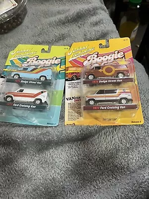 JOHNNY LIGHTNING BOOGIE '76 DODGE STREET VAN & '77 FORD CRUISING VAN Version A&B • $31.50