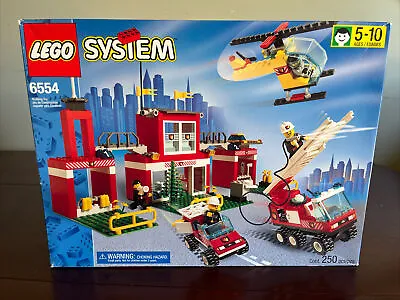 $19.99 • Buy Vintage Lego System 6554 Blaze Brigade Fire Station BOX ONLY