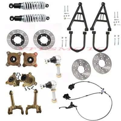 Upper&Lower Suspension Front Rear Shock Swing Arm Kit 3/4 Stud For ATV Quad Golf • $59.25