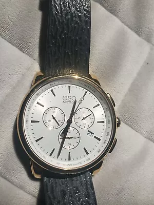 Movado ESQ Swiss Chronograph Mens Quartz • $150