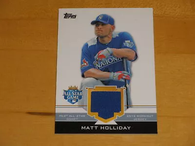 2012 Topps All Star Stitches Game Used Jersey #MHO Matt Holliday • $0.99