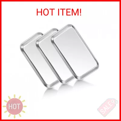 Medical Tray Stainless Steel (3 Pack) Dental Lab Instruments Surgical Metal Tra • $15.28