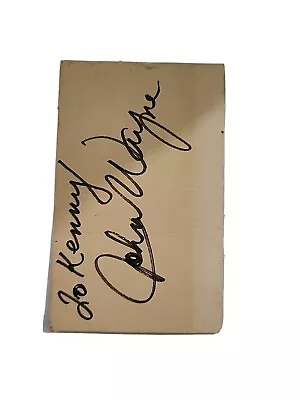 John Wayne Autographed Signed • $750