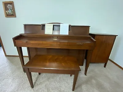 $500 • Buy Baldwin Acrosonic Upright Piano And Sheet Music Cabinet