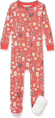 Disney |  Star Wars Holiday Footed Sleeper In Red/Unisex 18M New • $9.90