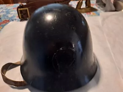 Vintage Steel Military Helmet With Inside Cushion • $50