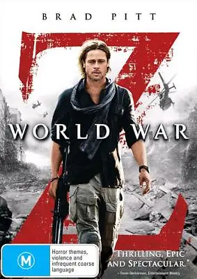 World War Z Dvd 2013 Brad Pitt Zombie Film Brand New Unsealed Region 4 • $8.90