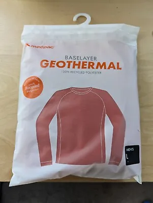 Macpac Mens Geothermal Base Layer Size L Red • $20