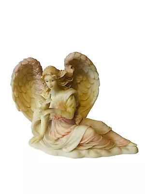 Seraphim Classics Angel Figurine Sculpture Roman Gift Evangeline Mercy Dove Bird • $31.96