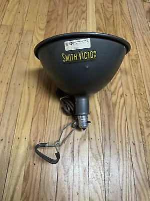 VTG SMITH VICTOR Leviton Shop Photo Clip Lamp Light Aluminum Industrial WORKS • $34.95