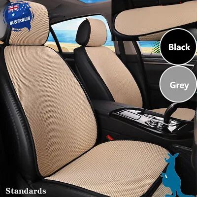 Breathable Car Seat Covers Universal Canvas For Toyota Camry Corolla Rav4 Altise • $28.49