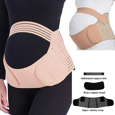 £15.99 • Buy Pregnancy Maternity Belt Lumbar Back Support Waist Band Belly Bump Brace Wrap