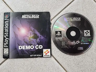 Playstaion 1 PS1 Metal Gear Solid VR Missions DEMO CD Konami L@@K! • $29.95