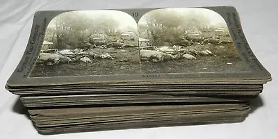 Lot Of 38 Vintage Stereoview Cards - Some Military • $79.98