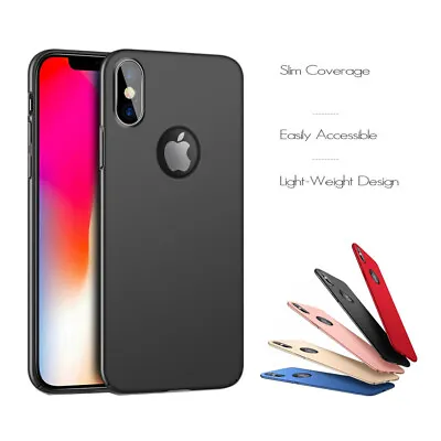 $6.99 • Buy For Apple IPhone X XR XS Max Slim Thin Case Hard Back Bump Cover