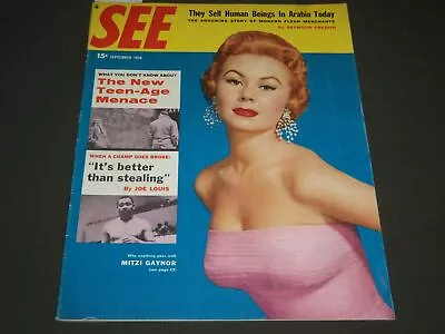 1956 September See Magazine - Mitzi Gaynor Cover - St 4893 • $35