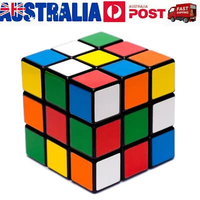 Mini 3x3x3cm Twist Puzzle Magic Cube Rubik Classic Vintage Rubix Toy Game Kids • $10.28