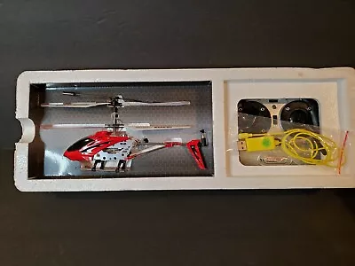 SYMA S107G 3-CHANNEL RC HELICOPTER - Red - Pre Owned - Tested  • $16.99