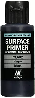 $8.45 • Buy Vallejo Black Primer Acrylic Polyurethane, 60ml