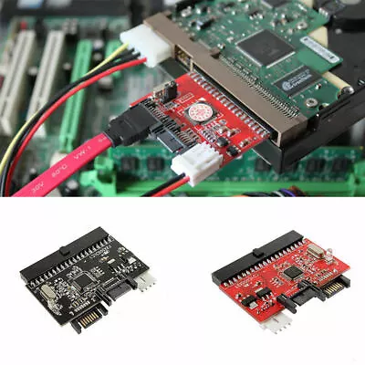 £5.98 • Buy IDE 100/133 HDD CD DVD TO SATA Converter Adapter, SATA CABLE AND POWER CONNECTOR