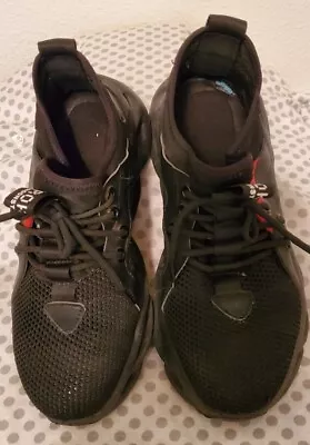 Krokatao Mens Black Lightweight Steel Toe Safety Work Sneaker Size 40/7.5-8 • $8