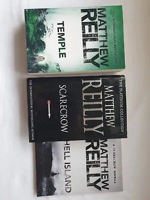 Scarecrow Hell Island Scarecrow Novella And Temple 3 X Matthew Reilly Novels  • $23