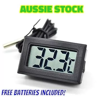 $3.95 • Buy Digital Fridge Freezer Aquarium Fish Tank Thermometer Temperature LCD Gauge