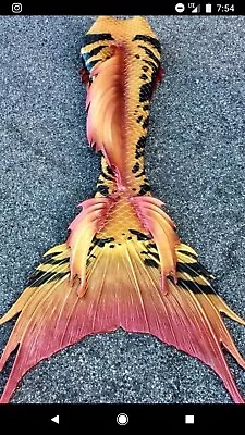 Custom Mertailor Spellbound Lotus Fluke Silicone Mermaid Tail Swimmable • $1500